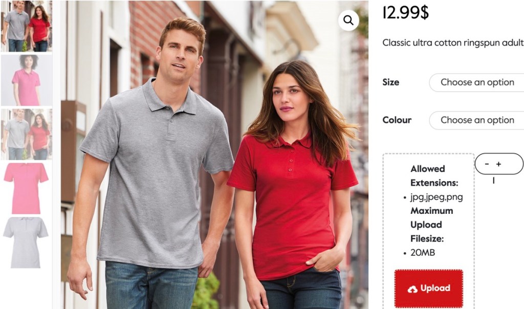 AOP+ custom polo shirt print-on-demand supplier