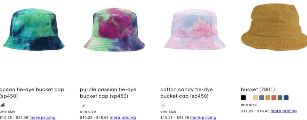 Apliiq custom bucket hat print-on-demand supplier