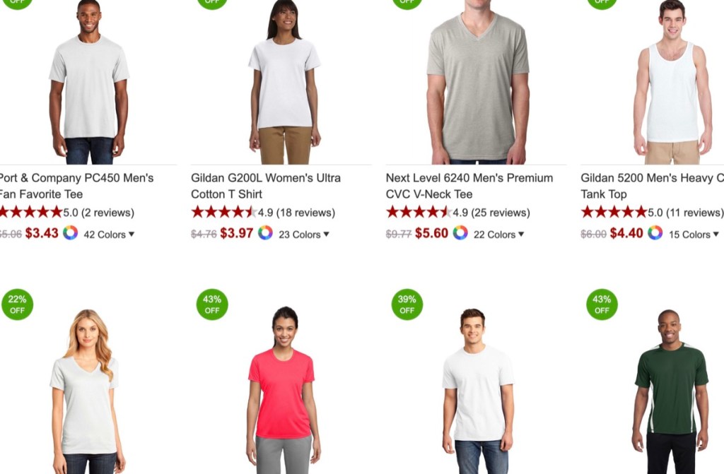 Apparel N Bags wholesale blank t-shirt distributor with no reseller license required