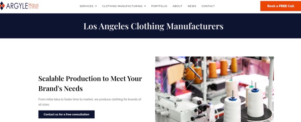 ARGYLE Haus baby & children's fashion clothing manufacturer in the USA