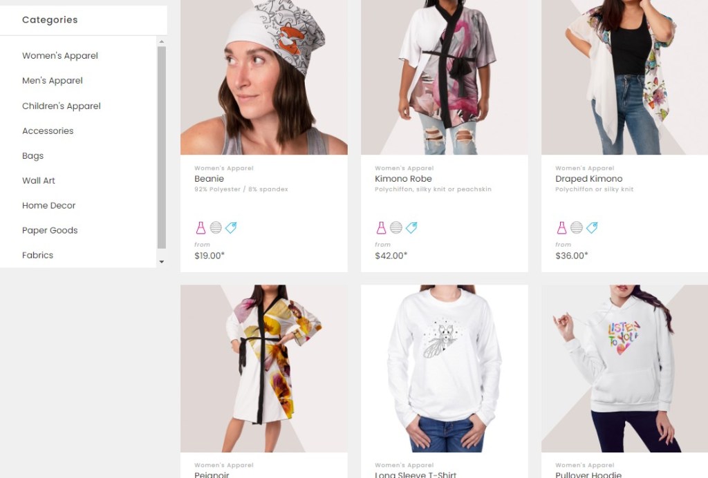 ArtOfWhere fashion clothing print-on-demand company