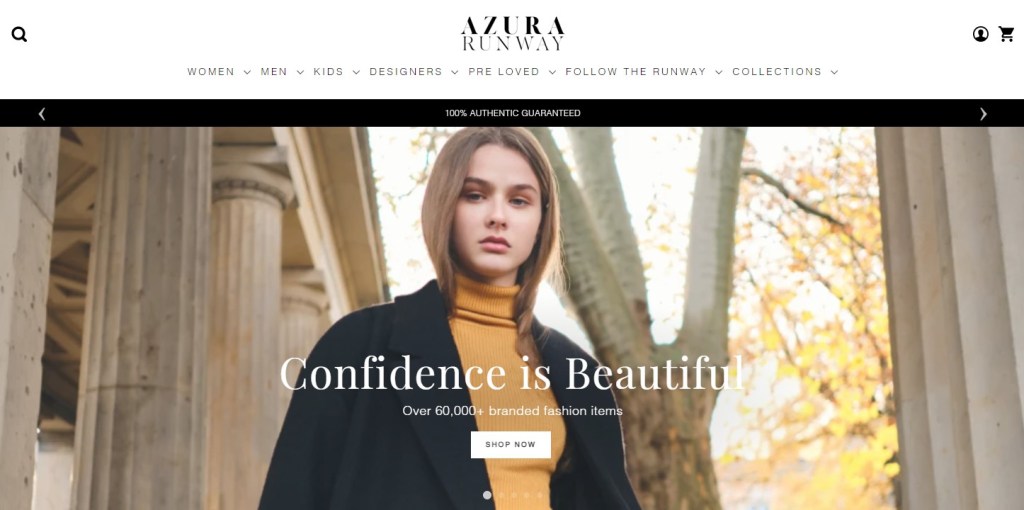 Azura Runway clothing dropshipping store