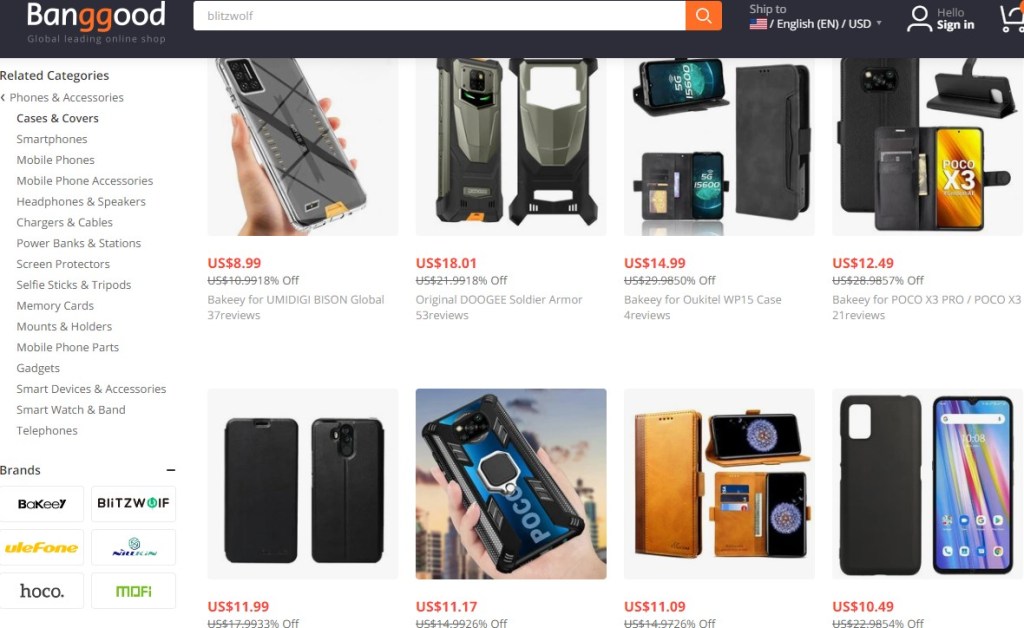 Banggood phone cases & accessories dropshipping supplier