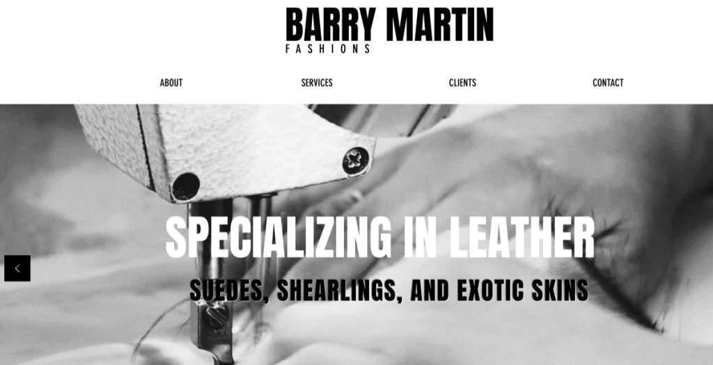 Barry Martin Fashions clothing manufacturer in New York