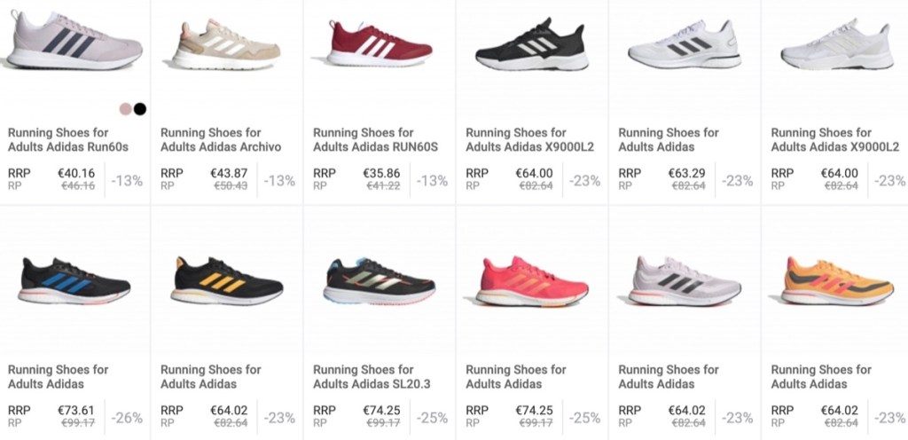 BigBuy wholesale Adidas shoes & sneakers supplier