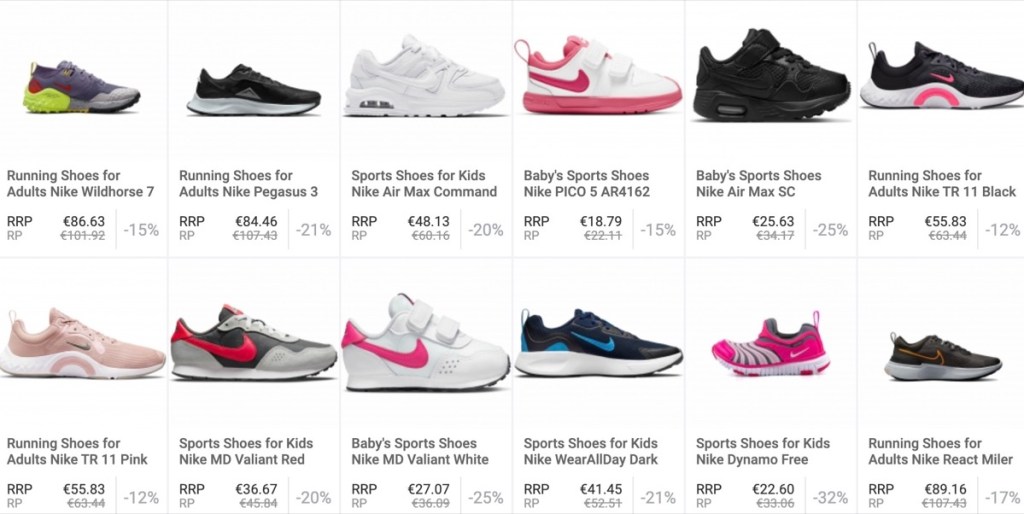 BigBuy wholesale authentic Nike shoes & sneakers distributor