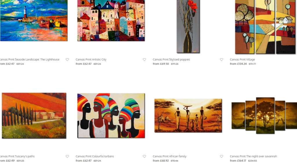 Bimago wall art & canvas print dropshipping supplier