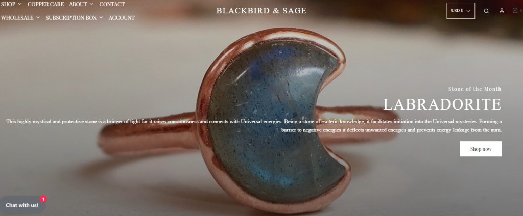 Blackbird & sage spiritual, new-age, & metaphysical dropshipping suppliers