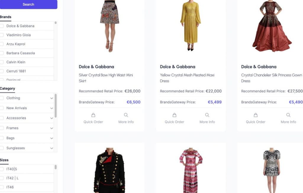 BrandsGateway wholesale fashion clothing marketplace