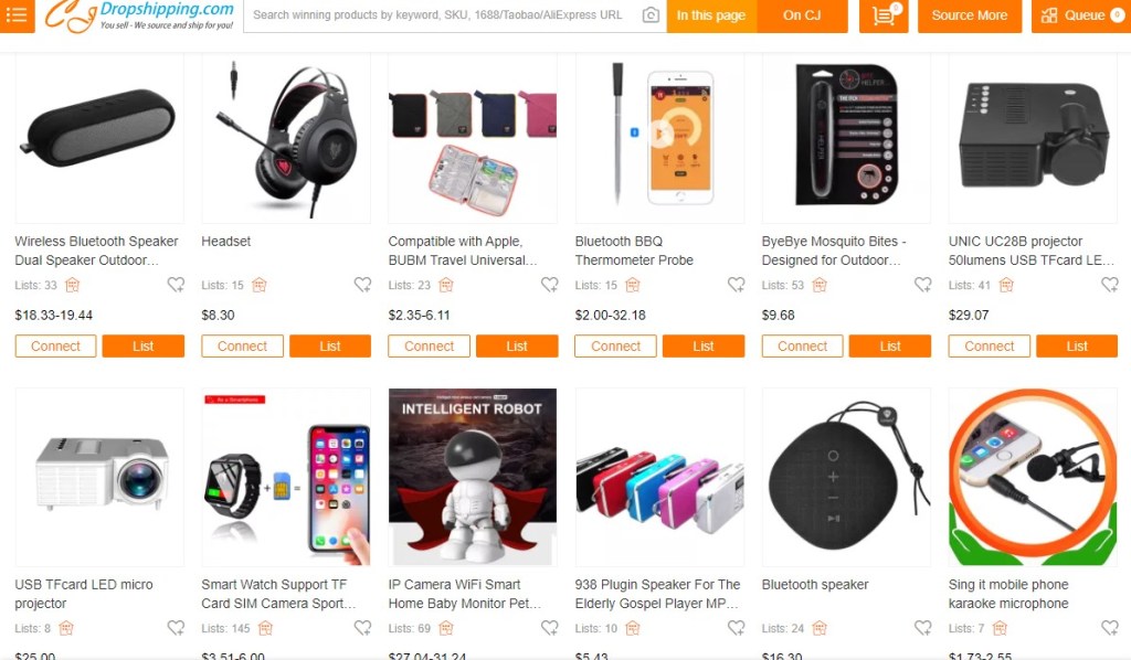 CJDropshipping consumer electronics dropshipping supplier