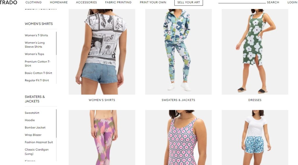 Contrado fashion clothing print-on-demand company