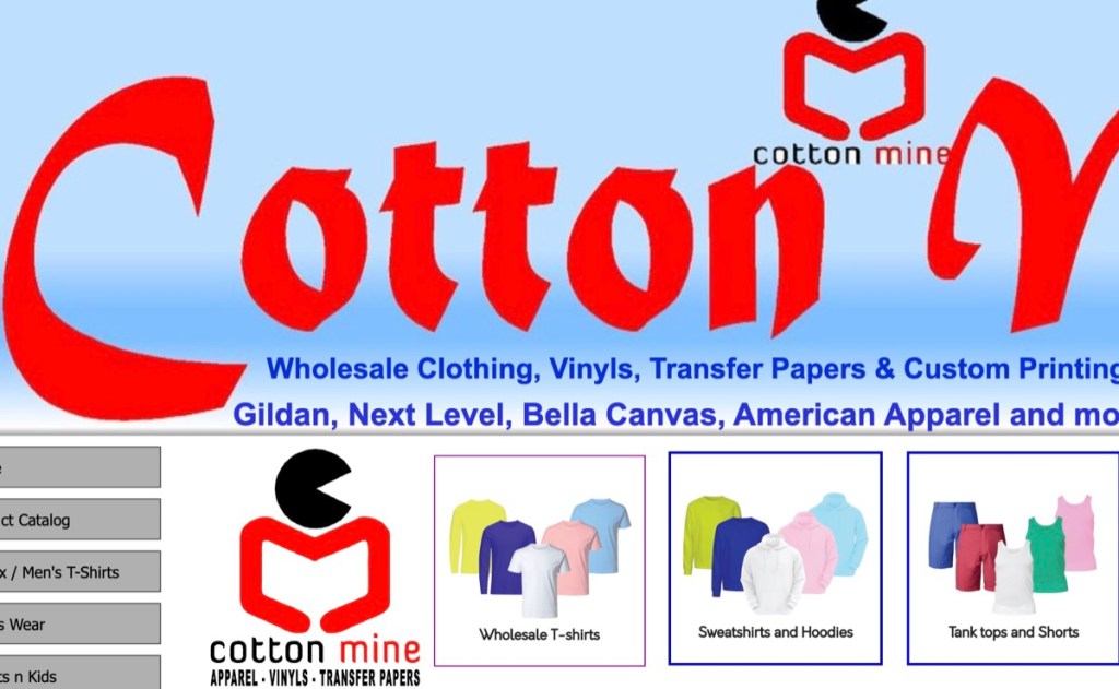 Cotton Mine wholesale blank t-shirt distributor in New York