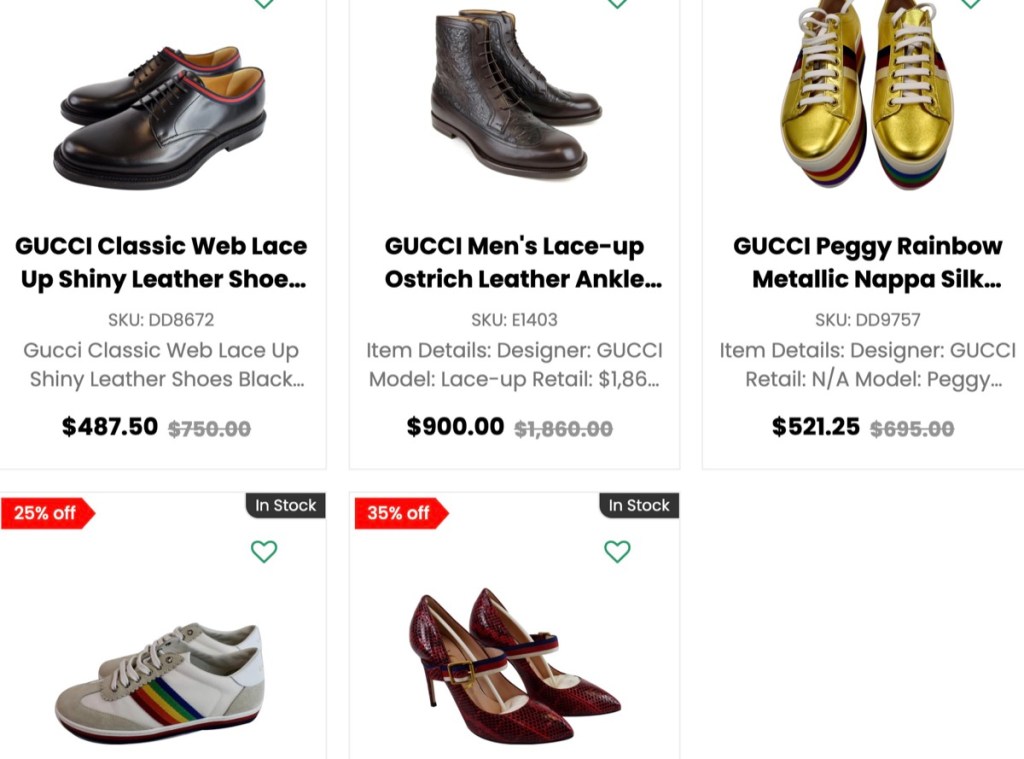 Dallas Designer Handbags wholesale Gucci shoes & sneakers supplier