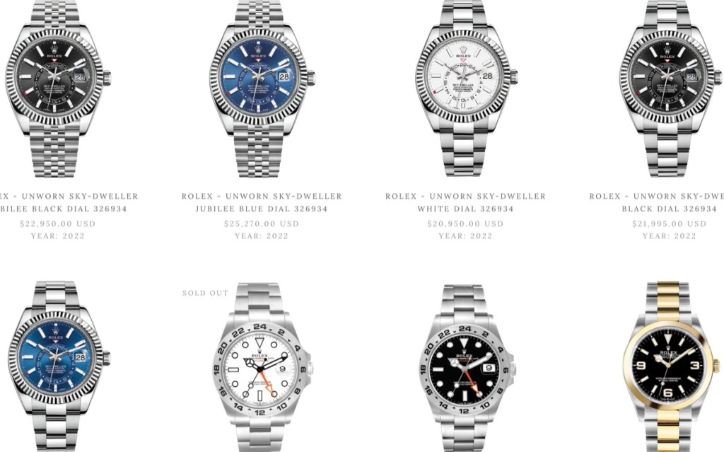 David & Sons Timepieces wholesale authentic Rolex watches supplier