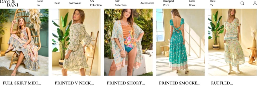 Davi & Dani wholesale boho clothing supplier