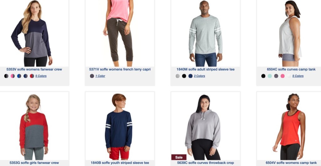 Delta Apparel wholesale clothing supplier in Dallas, Texas