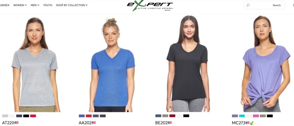 Expert Brand t-shirt manufacturer in the USA