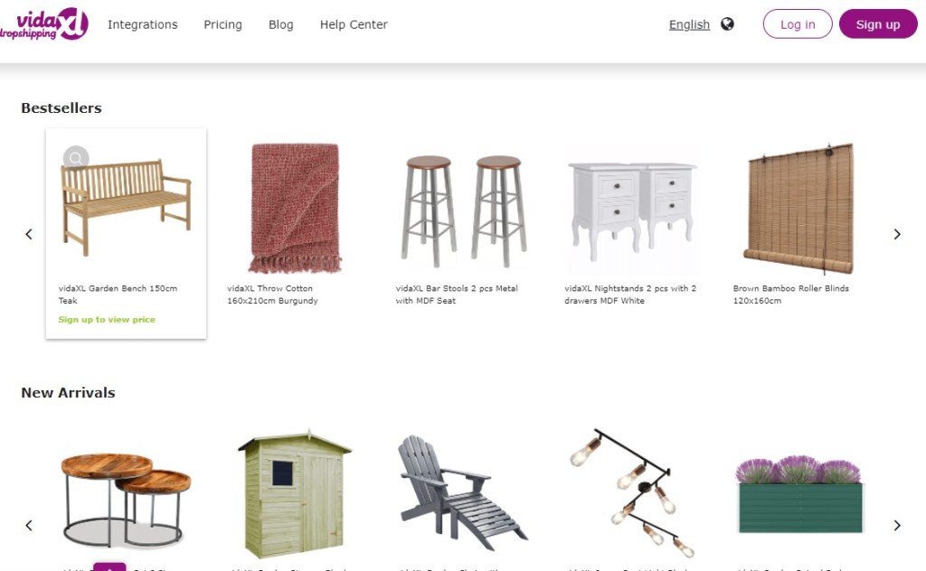 DropshippingXL furniture dropshipping supplier