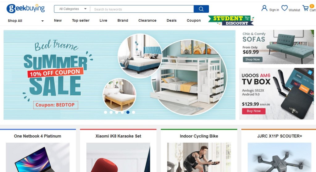 Geekbuying alternative dropshipping platform to Alibaba