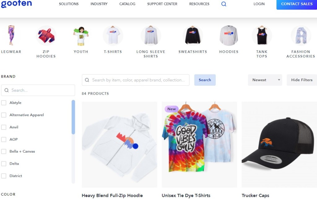 Gooten fashion clothing print-on-demand company