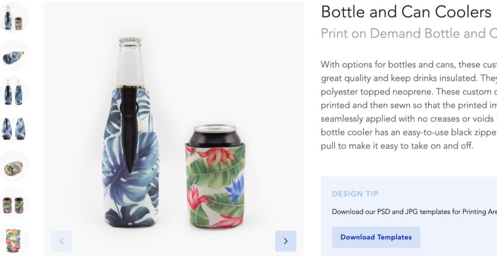 Gooten koozie & can cooler print-on-demand supplier