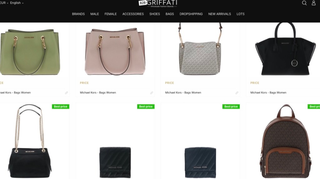 Griffati wholesale Michael Kors handbags & purses supplier