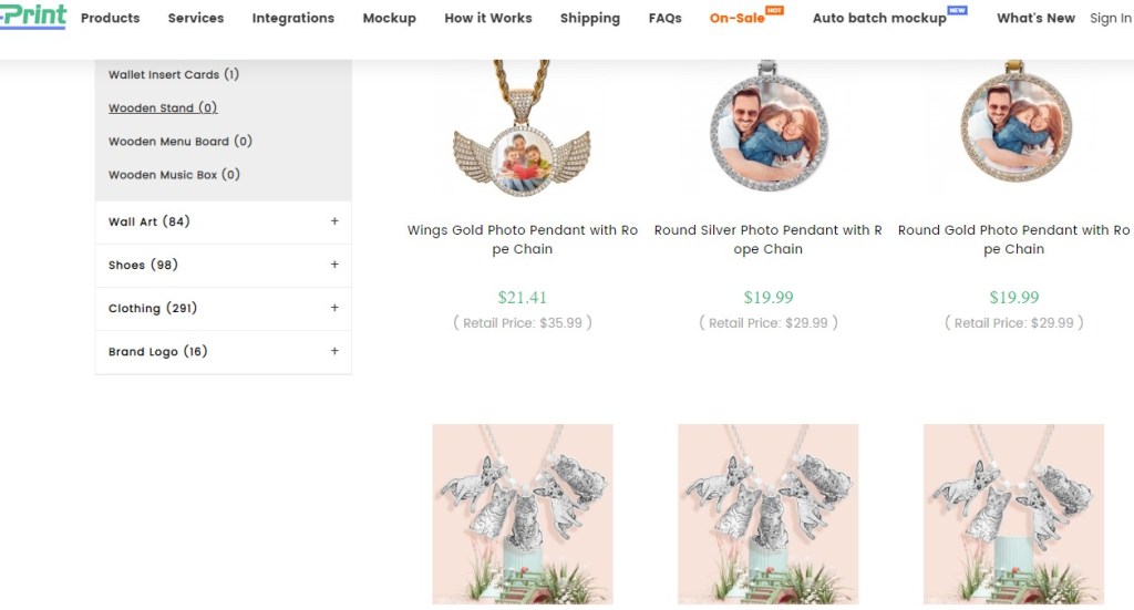 InterestPrint jewelry & watches print-on-demand company