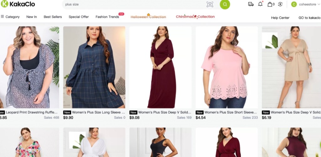 KakaClo curvy & plus-size fashion clothing wholesale supplier