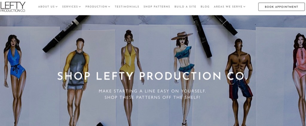 Lefty Production Co clothing manufacturer in Los Angeles, California, USA