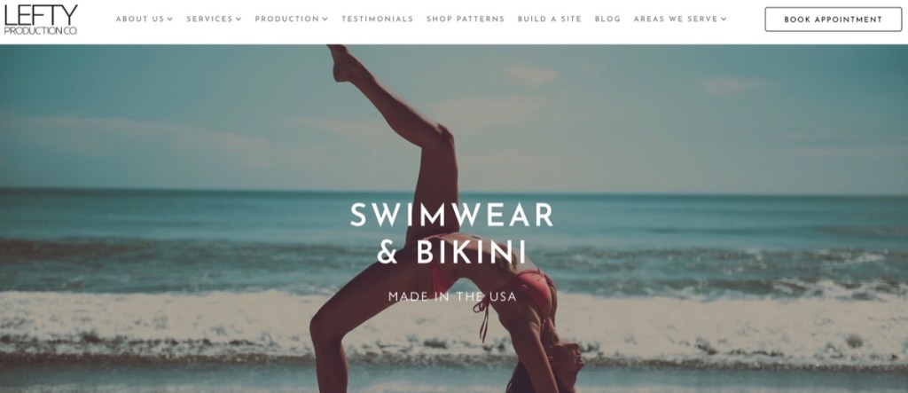 Lefty Production Co custom swimwear & bikini manufacturer in the USA