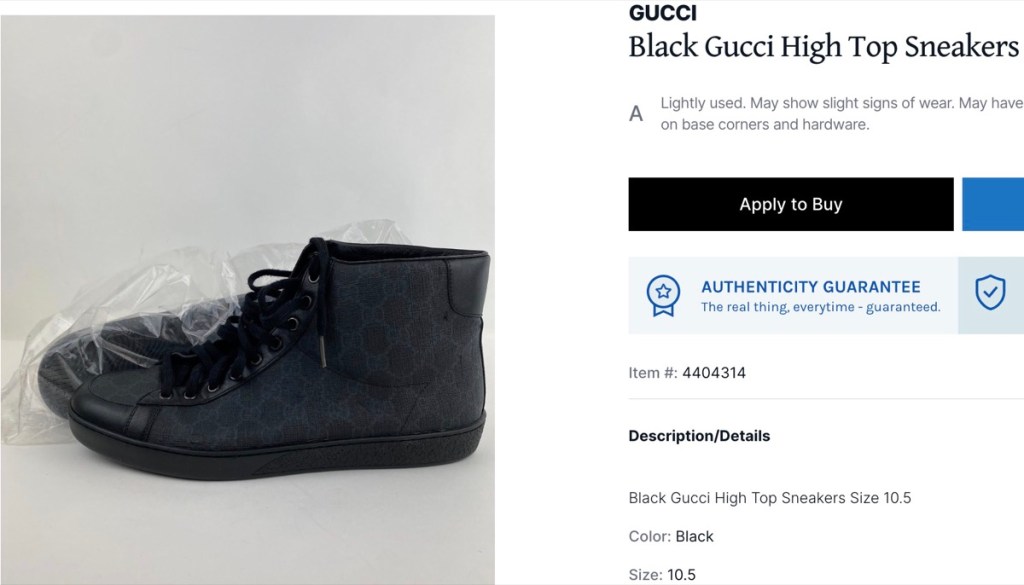 LePrix wholesale authentic Gucci shoes & sneakers supplier