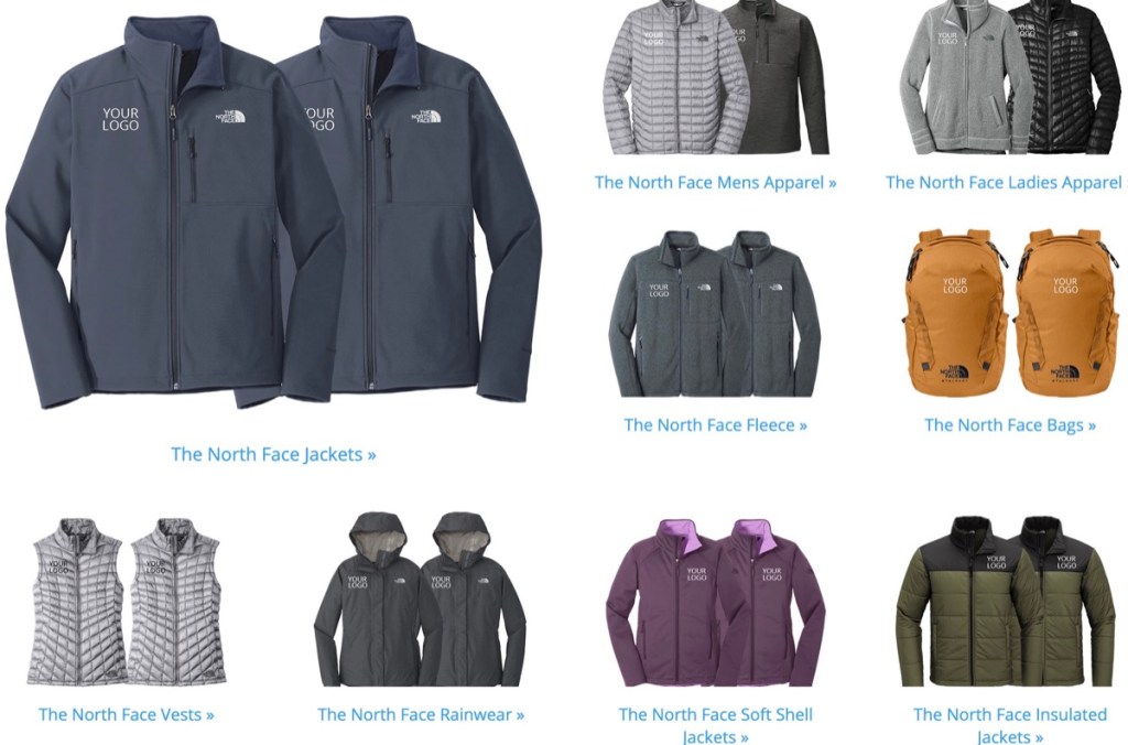 Logo Sportswear wholesale The North Face clothing supplier