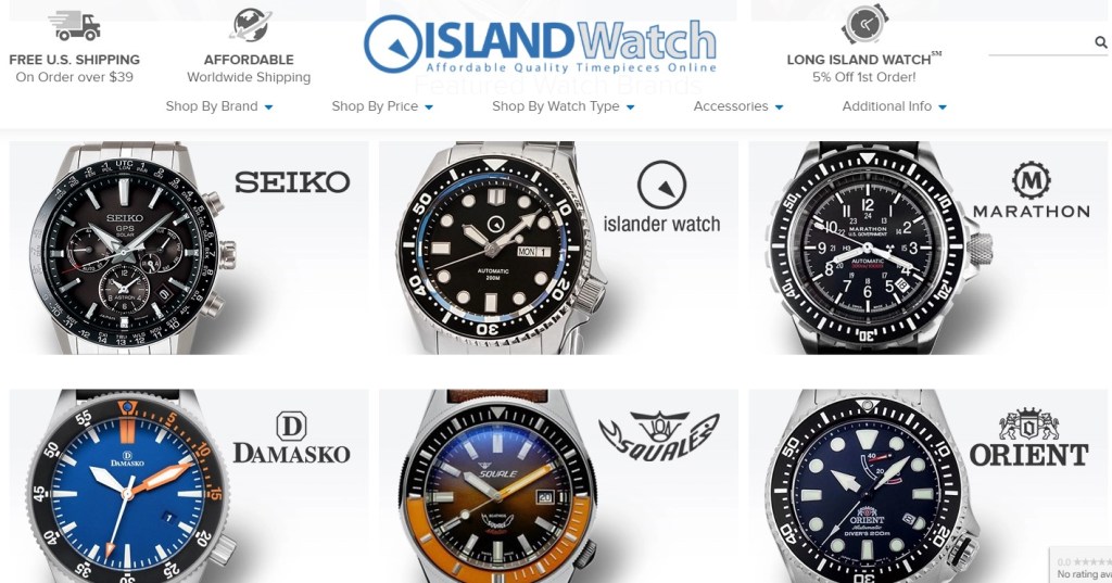 Long Island Watch dropshipping store