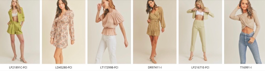 Lush Clothing wholesale clothing vendor in Los Angeles, California