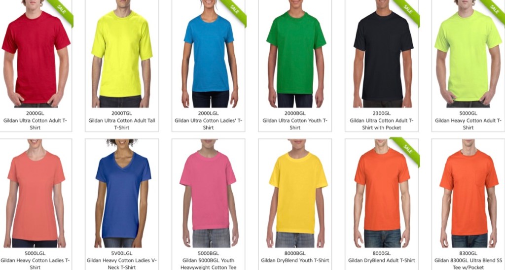 McCreary's Tees wholesale Gildan t-shirt supplier