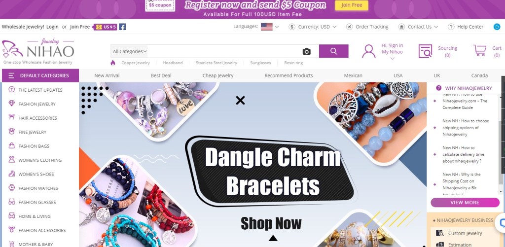 NihaoJewelry fashion clothing manufacturer in China