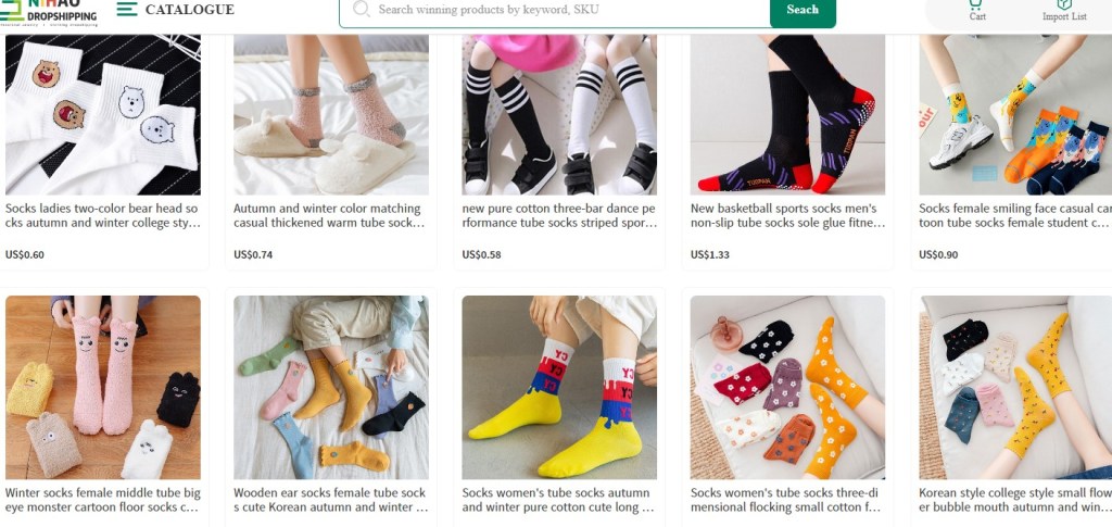 Nihao Dropshipping sock dropshipping supplier