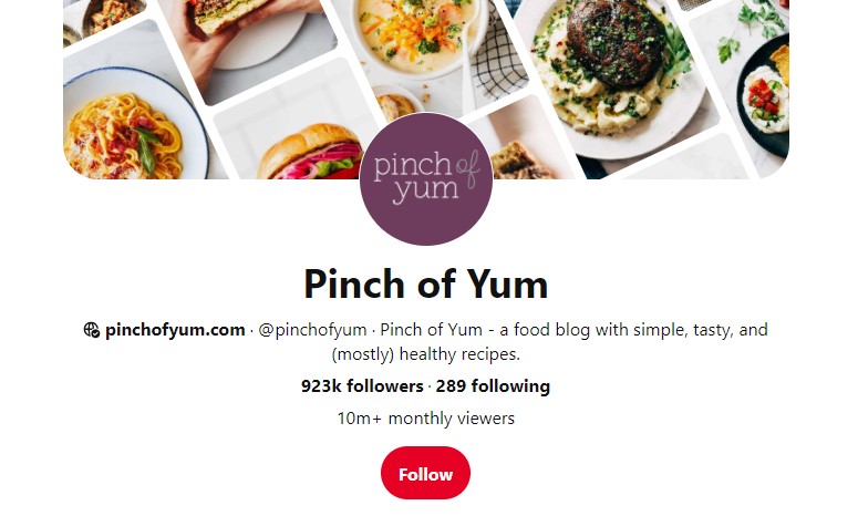 PinchOfYum Pinterest