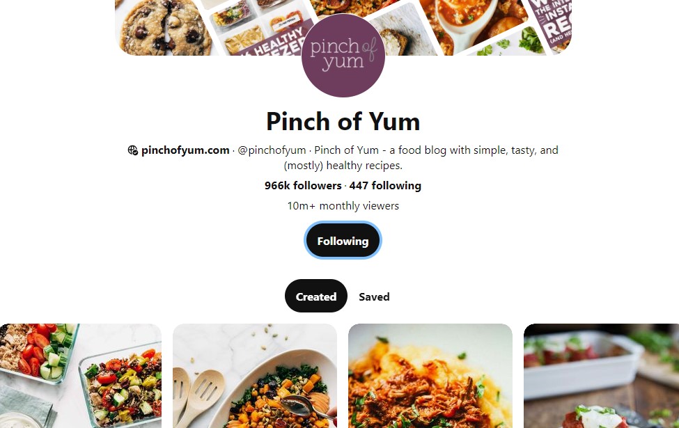 PinchOfYum Pinterest