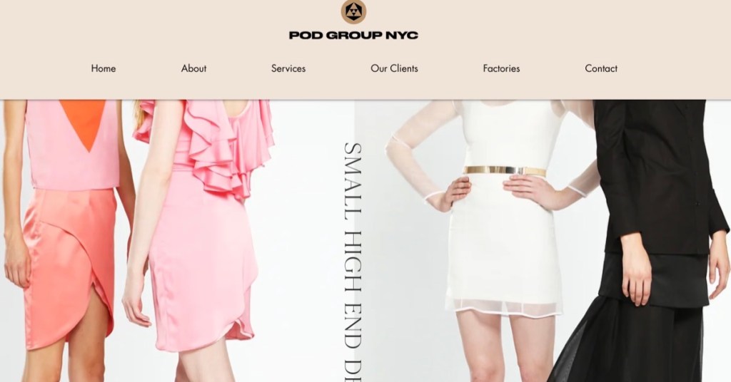 POD Group NYC clothing manufacturer in New York