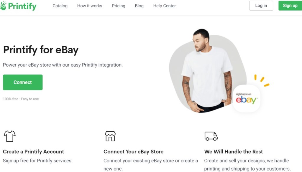 Printify eBay print-on-demand company