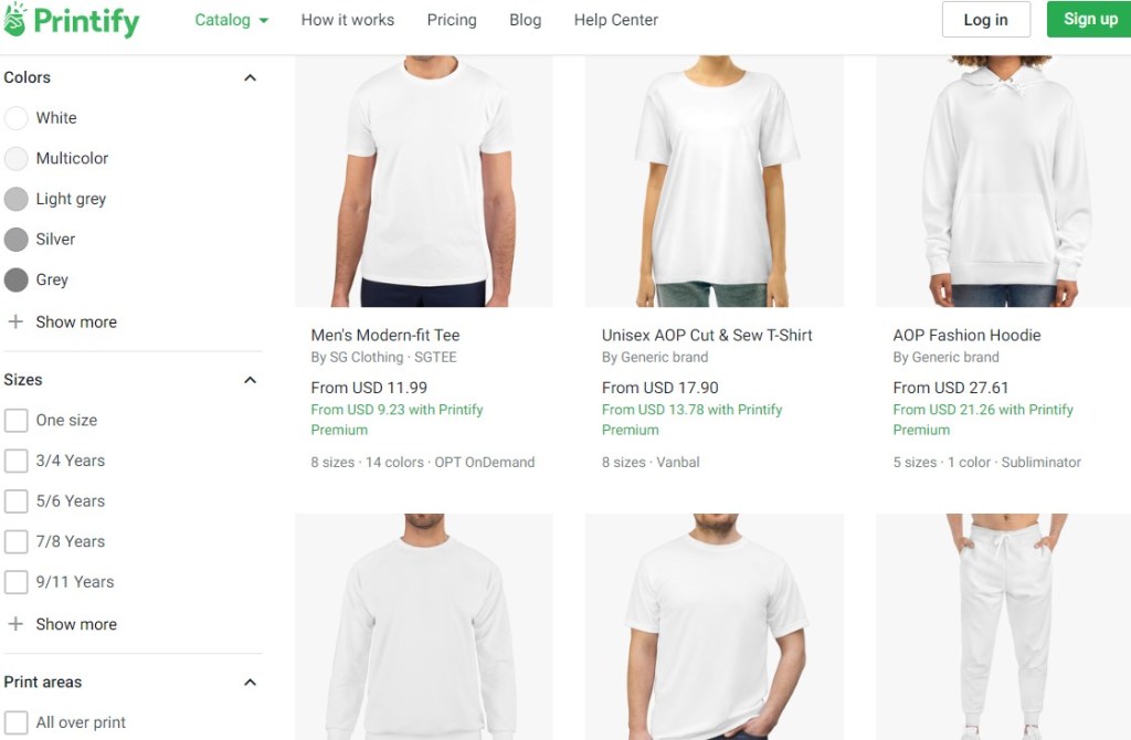 Printify fashion clothing print-on-demand company