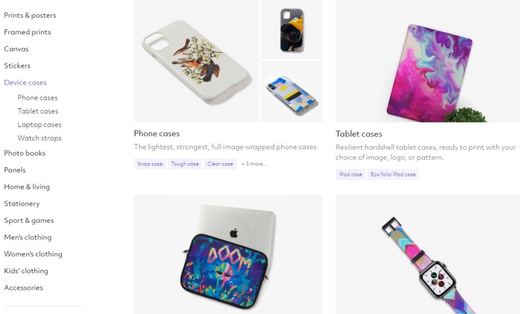 Prodigi phone case print-on-demand company