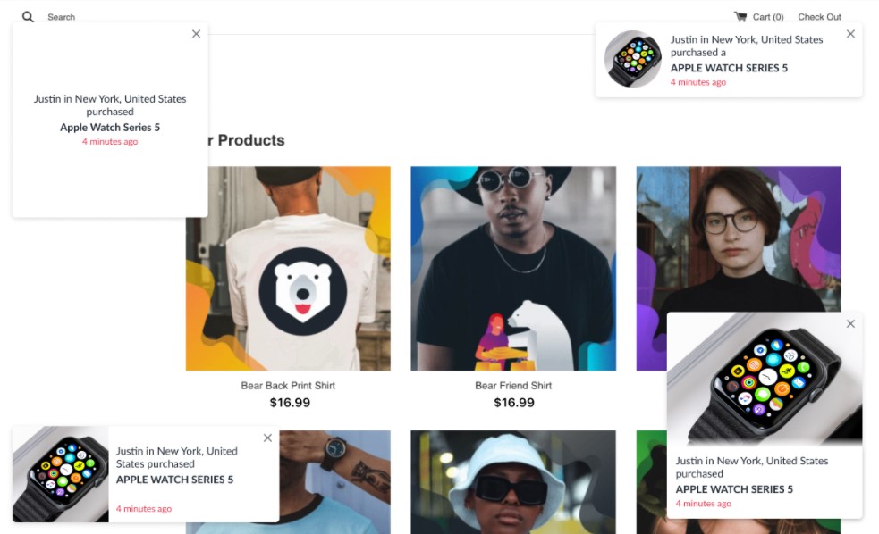 Proof Bear free Shopify app