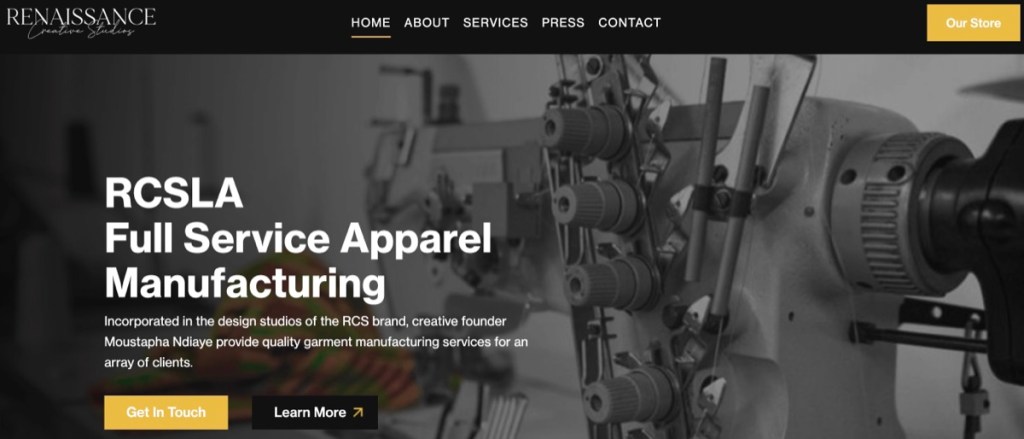 Renaissance Creative Studios private-label clothing manufacturer in the USA