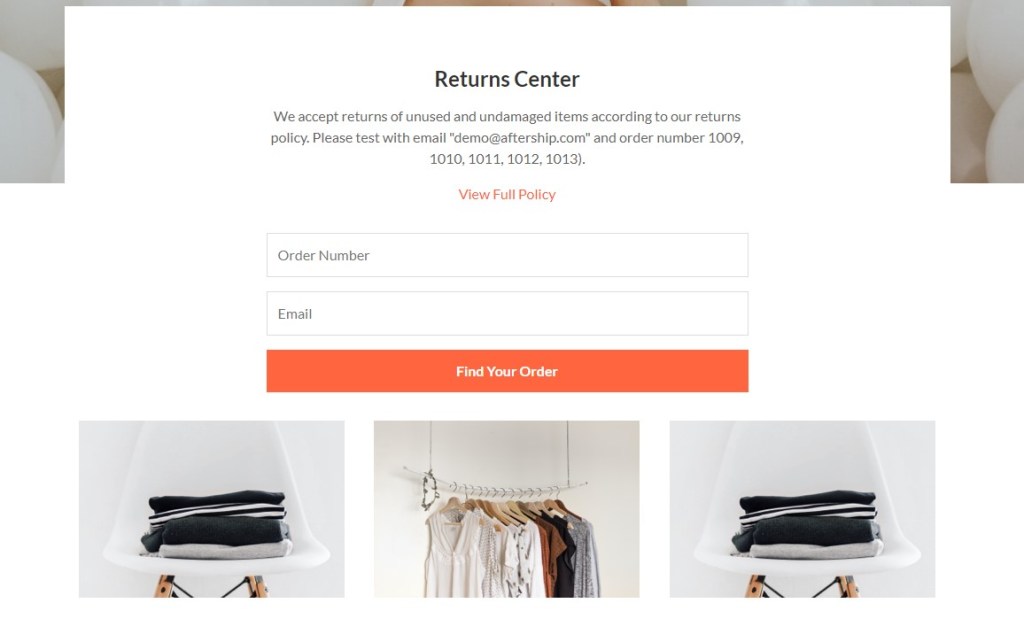 AfterShip Returns Center Shopify app