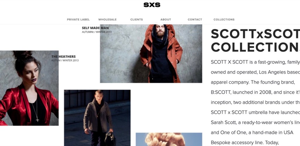 Scott x Scott private-label clothing manufacturer in the USA