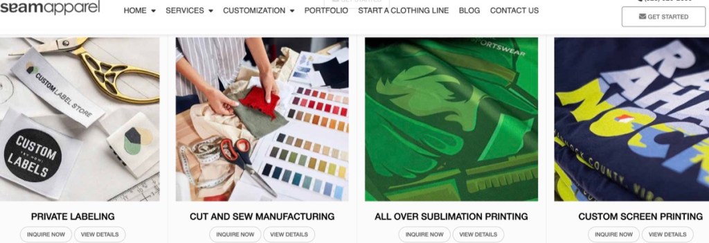 Seam Apparel private-label clothing manufacturer in the USA