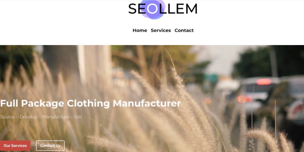 Seollem clothing manufacturer in Los Angeles, California, USA