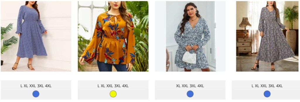 SheStar curvy & plus-size fashion clothing wholesale supplier